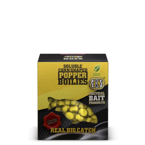 SBS Soluble Corn Shaped Popper Boilies Strawberry Jam 20g