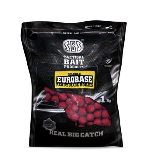 SBS Soluble-Oldódó EuroBase Ready-Made Boilies Squid & Octopus 1kg 20mm