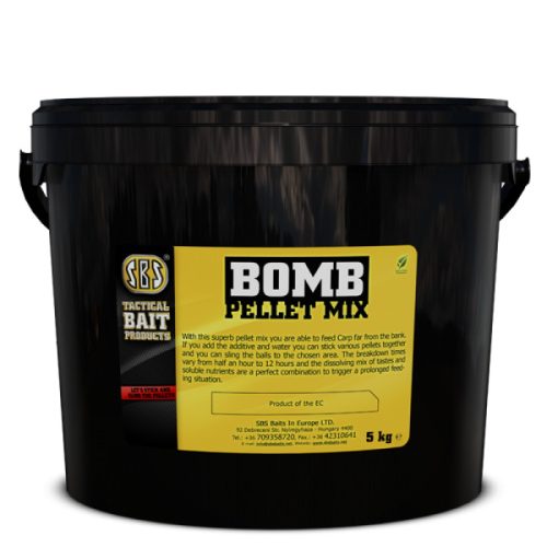 SBS Bomb Pellet Mix Ace Lobworm 5kg 10-20mm