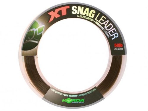 Korda XT Snag Leader Előtét Zsinór 100m 0,60mm Borwn