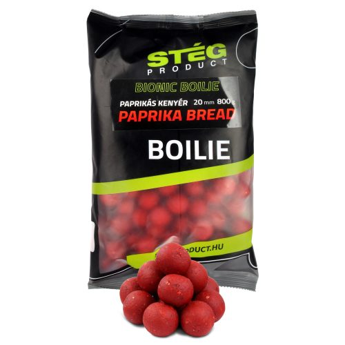 Stég product bionic boilies oldódó bojli paprika bread 20mm 800g