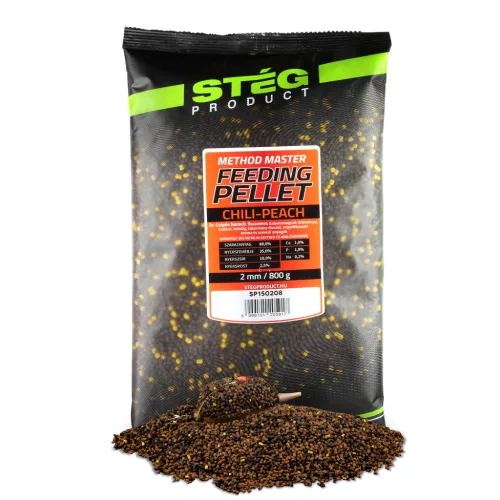 Stég Product Feeding Pellet 2mm 800g Chili-Peach