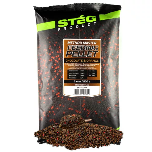 Stég Product Feeding Pellet 2mm 800g chocolate-orange