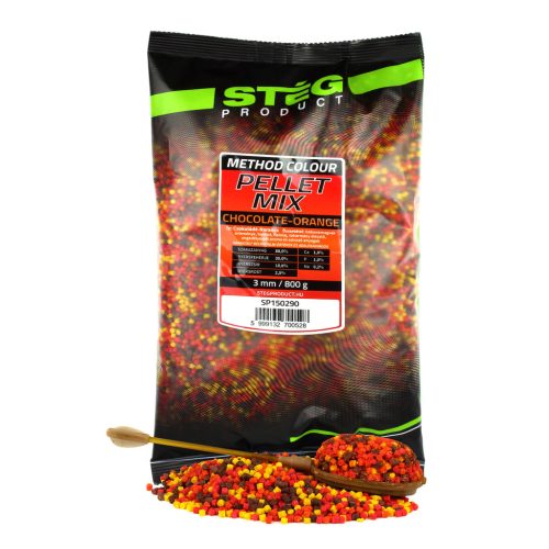 Stég product pellet mix chocolate-orange 3mm 800g