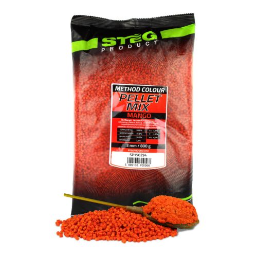 Stég product pellet mix mango 3mm 800g