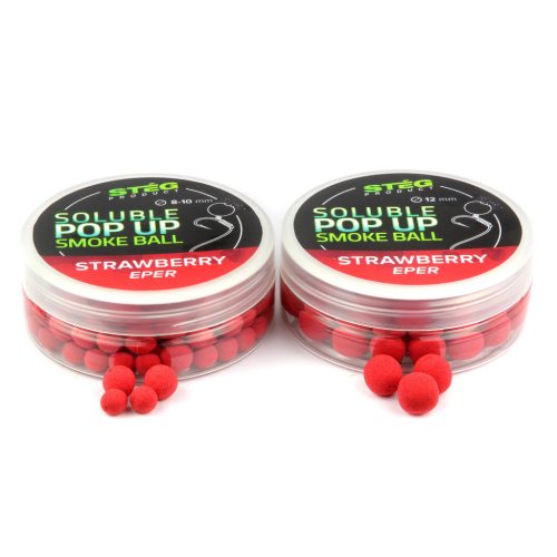 Stég product pop up smoke ball soluble 12mm 25g strawberry