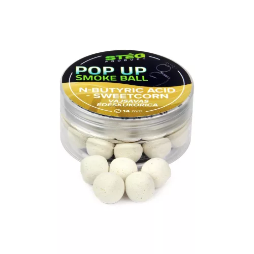 Stég Product Pop Up Smoke Ball 14mm 25g n-butyric acid-sweetcorn