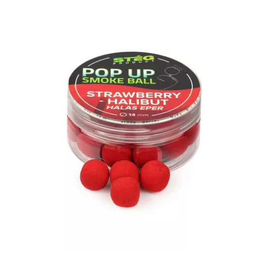 Stég Product Pop Up Smoke Ball 14mm 25g strawberry-fish