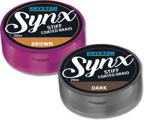 Kryston Synx Stiff Coated Zsinór Brown 20m 20lb