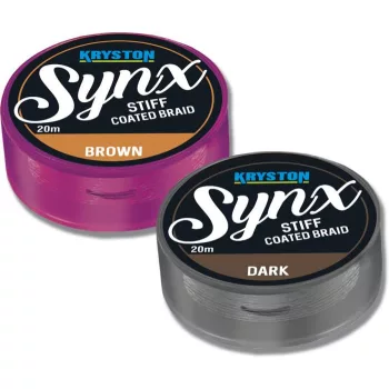 Kryston Synx Stiff Coated Zsinór Brown 20m 30lb