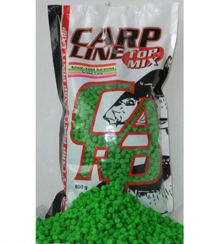 Top Mix Carp Line Fluoro Pellet Zöld Lucerna 800g