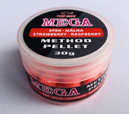 Top Mix Mega Method Pellet Eper-Málna 30g