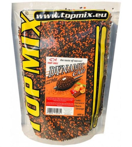 Top Mix Dynamic Carp Etető Pellet Csoki-Narancs 800g