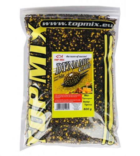 Top Mix Dynamic Carp Etető Pellet Méz-Tigrismogyoró 800g