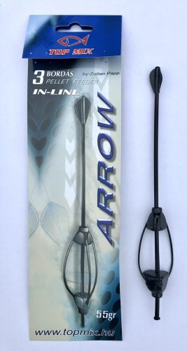 Top Mix Arrow Hárombordás Method Feeder Kosár 65gr