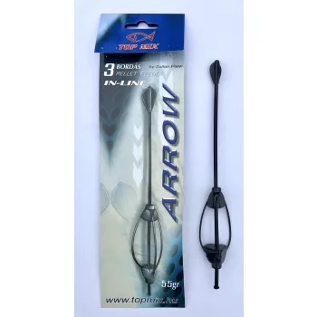 Top Mix Arrow Négybordás Method Feeder Kosár 55gr