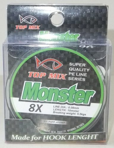 Top Mix X8 Monster Előkezsinór 0.08mm 10m