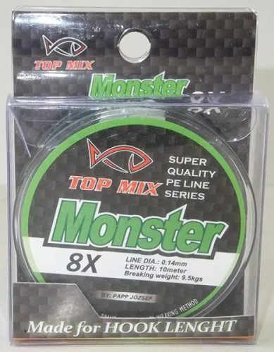 Top Mix X8 Monster Előkezsinór 0.14mm 10m