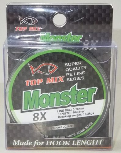 Top Mix X8 Monster Előkezsinór 0.18mm 10m