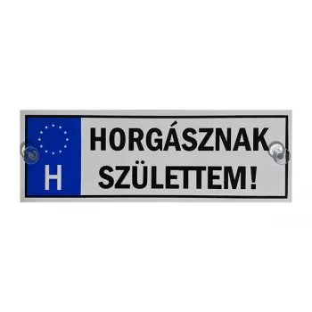 EnergoTeam Rendszám Horgásznak Születtem