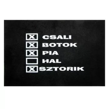 EnergoTeam Fekete Lábtörlő Csali Botok 58x38cm