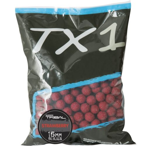 Shimano bait TX1 boilie strawberry 15mm 1kg